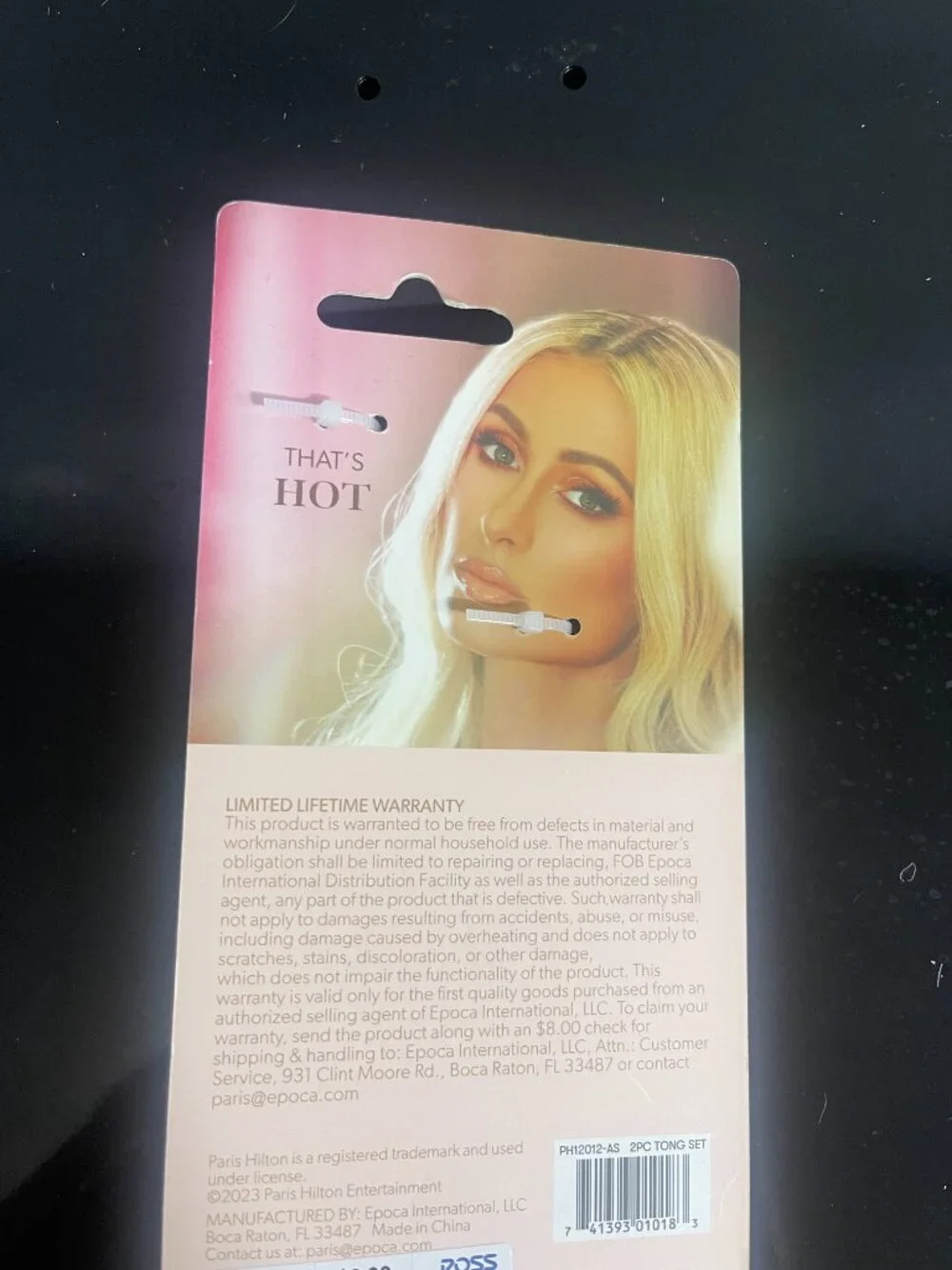Paris Hilton Pink Gold Tong Set 2pc Kitchen Utensils New